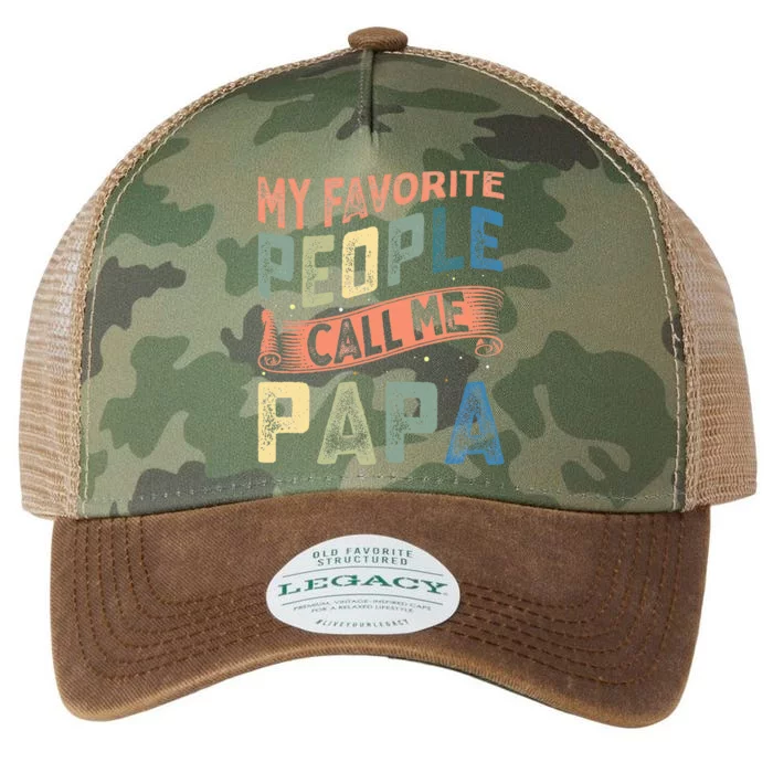 My Favorite People Call Me Papa Legacy Tie Dye Trucker Hat