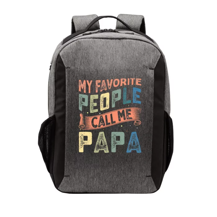 My Favorite People Call Me Papa Vector Backpack