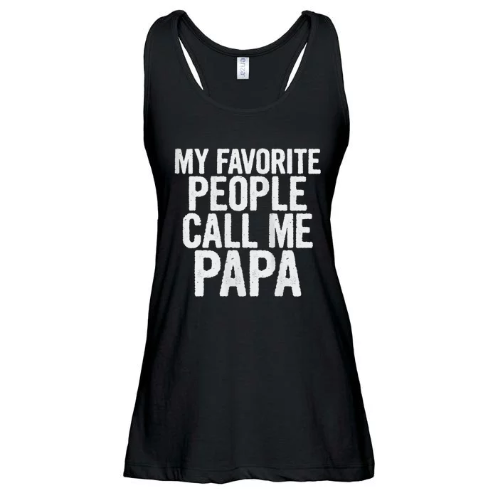 My Favorite People Call Me Papa Ladies Essential Flowy Tank