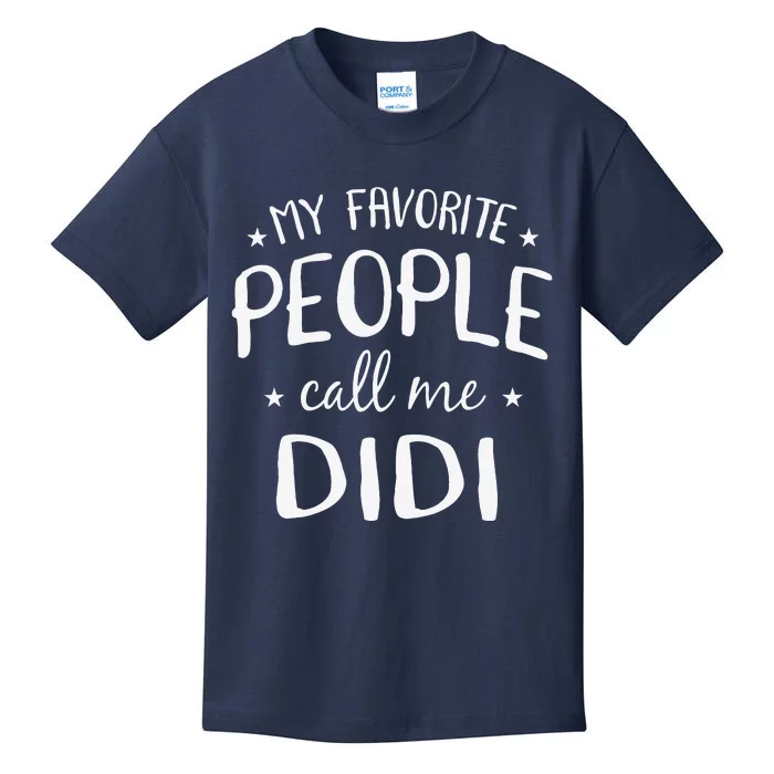 My Favorite People Call Me Didi Funny Grandma Birthday Gift Kids T-Shirt