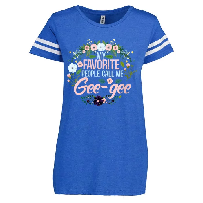 My Favorite People Call Me Geegee Enza Ladies Jersey Football T-Shirt