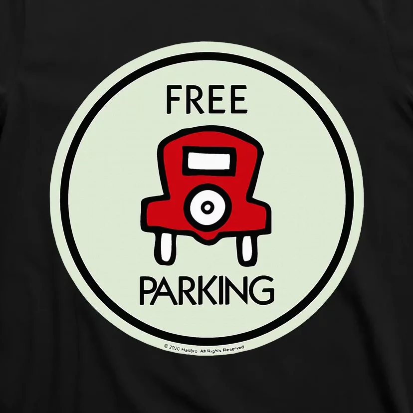 M.O.N.O.P.O.L.Y Free Parking Game Board T-Shirt