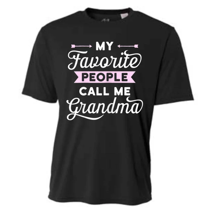 My Favorite People Call Me Grandma Cooling Performance Crew T-Shirt