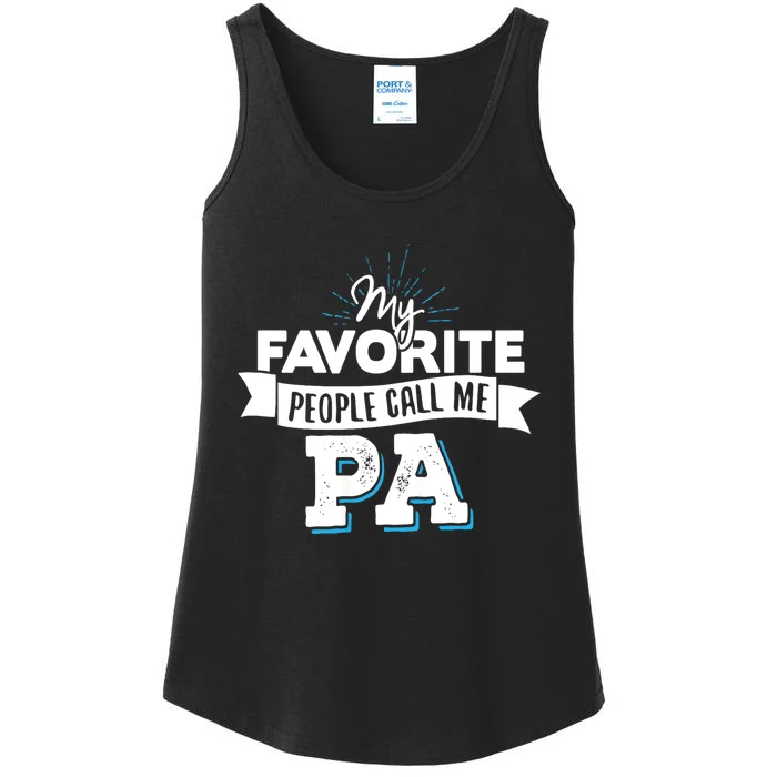 My Favorite People Call Me Pa Ladies Essential Tank