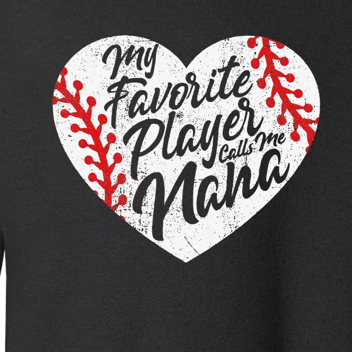 My Favorite Pitcher Calls Me Grandma Baseball Toddler Sweatshirt