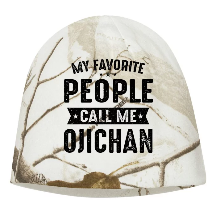 My Favorite People Call Me Ojichan Kati - Camo Knit Beanie