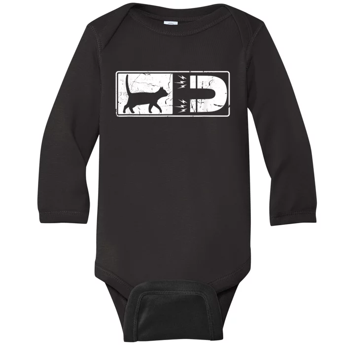 Magnet For Pussy Baby Long Sleeve Bodysuit