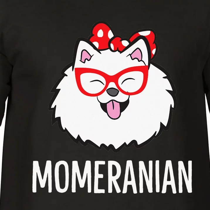 Momeranian Funny Pomeranian Mom Cute Pet Pomeranian Comfort Colors T-Shirt