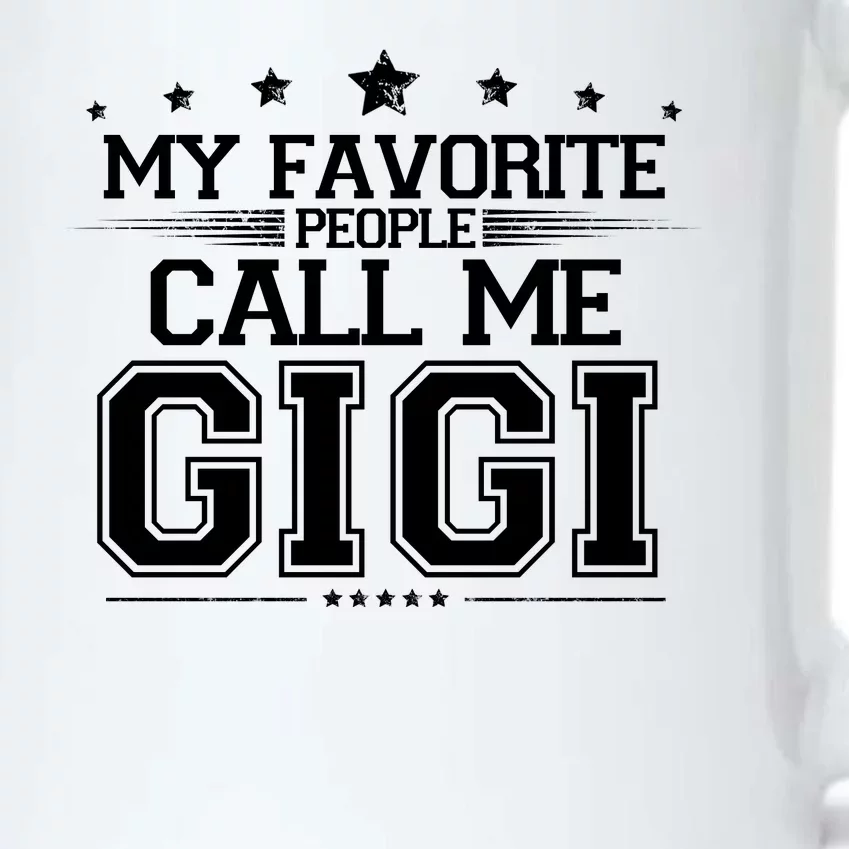 My Favorite People Call Me Gigi Black Color Changing Mug