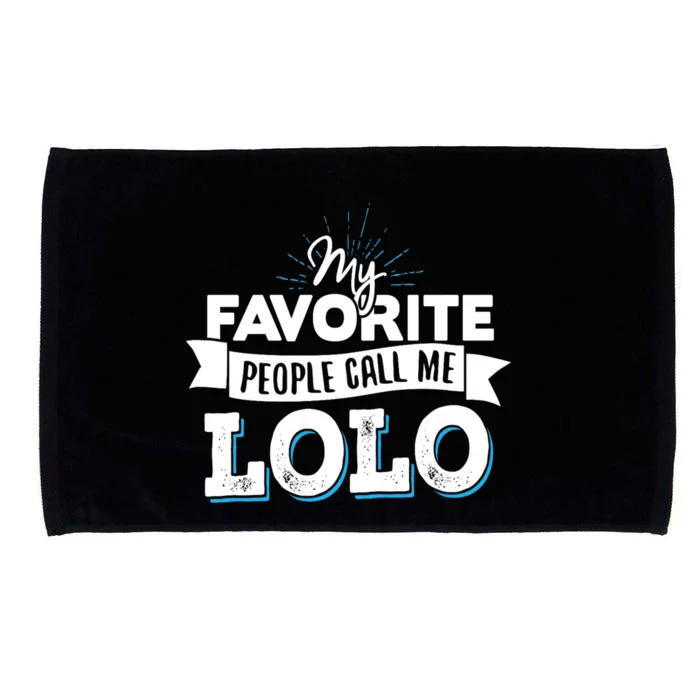 My Favorite People Call Me Lolo Microfiber Hand Towel