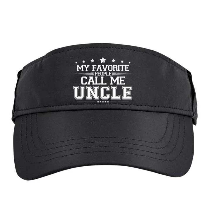 My Favorite People Call Me Uncle Adult Drive Performance Visor