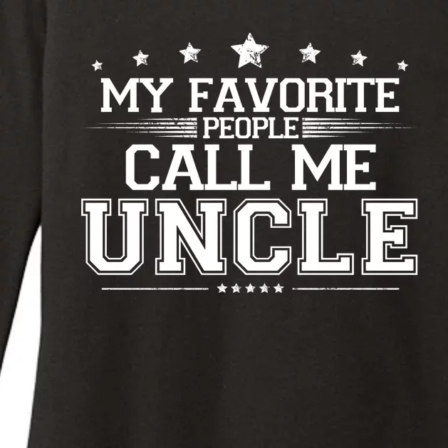 My Favorite People Call Me Uncle Womens CVC Long Sleeve Shirt