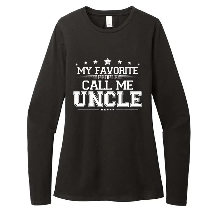 My Favorite People Call Me Uncle Womens CVC Long Sleeve Shirt