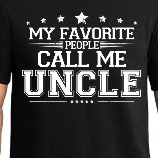 My Favorite People Call Me Uncle Pajama Set