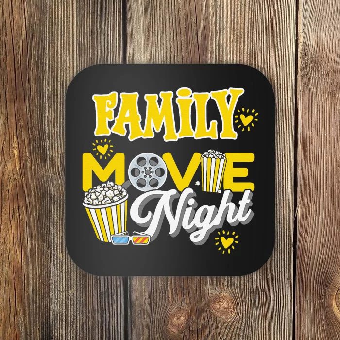 Movie Fan Popcorn Lover Coaster