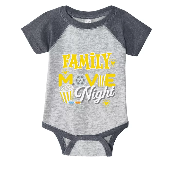 Movie Fan Popcorn Lover Infant Baby Jersey Bodysuit