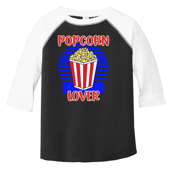 Movie Fan Popcorn Lover Toddler Fine Jersey T-Shirt