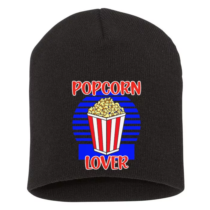 Movie Fan Popcorn Lover Short Acrylic Beanie