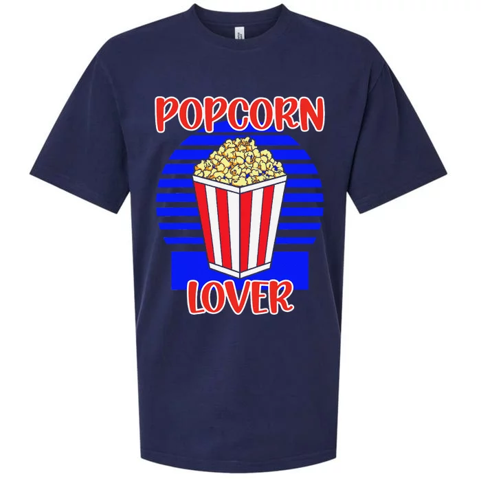 Movie Fan Popcorn Lover Sueded Cloud Jersey T-Shirt