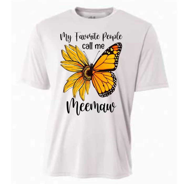 My Favorite People Call Me Meemaw Mother's Day Gifts Cooling Performance Crew T-Shirt