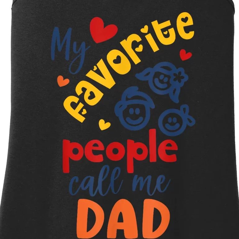 My Favorite People Call Me Papa For Grandpa Fathers Ladies Essential Tank