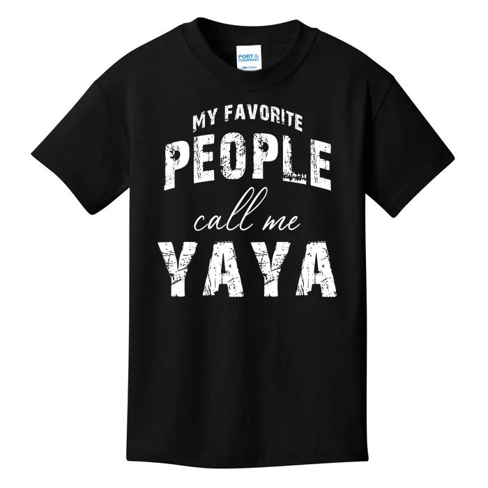 My Favorite People Call Me Yaya Kids T-Shirt