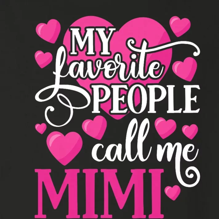 My Favorite People Call Me Mimi Toddler Long Sleeve Shirt