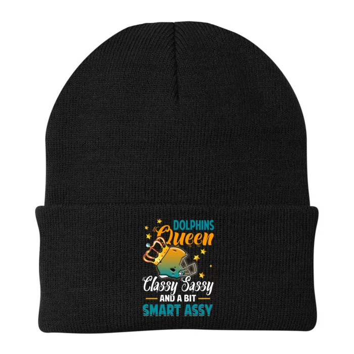 Miami Football Queen Classy Sassy And A Bit Smart Assy Knit Cap Winter Beanie