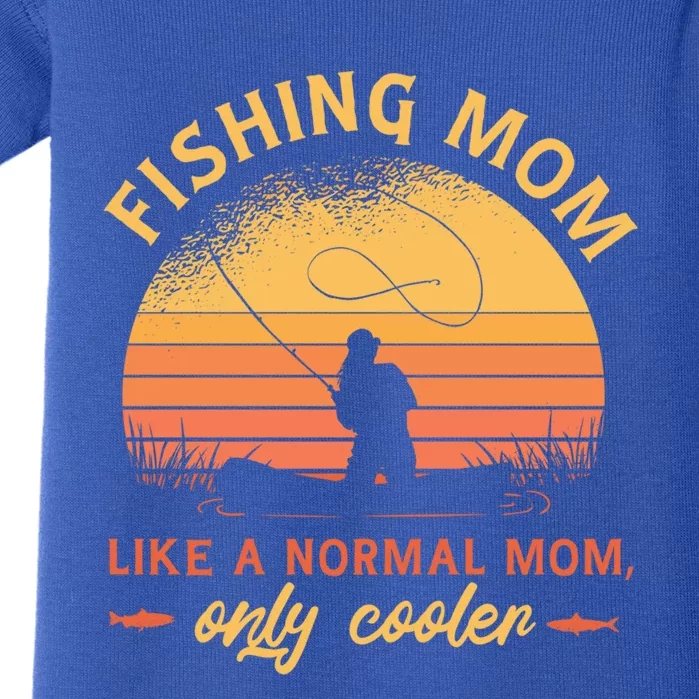 Mom Fishing Quote Meaningful Gift Baby Bodysuit