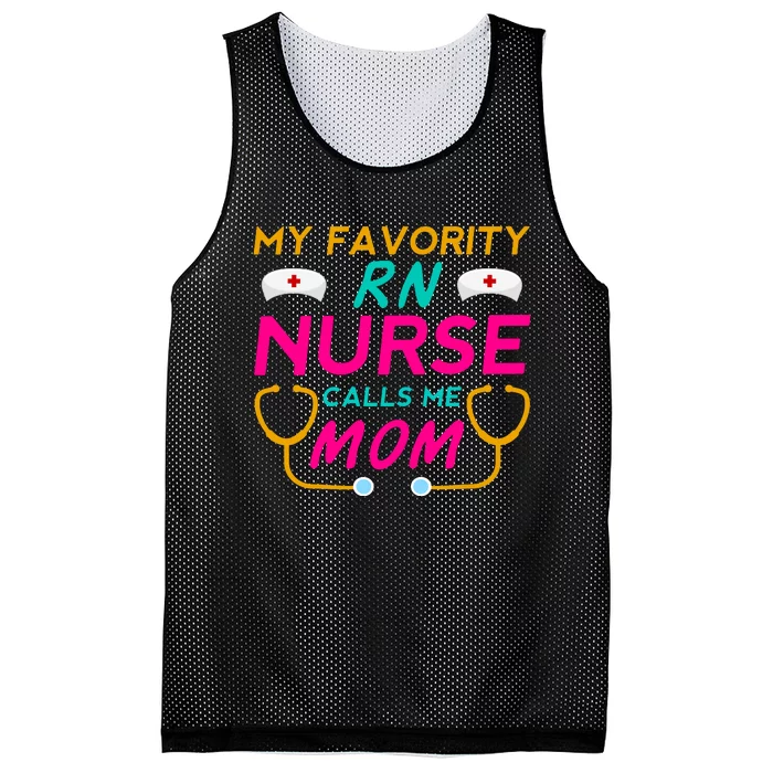 My Favorite RN Nurse Calls Me Mesh Reversible Basketball Jersey Tank