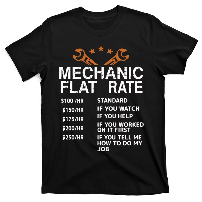 Mechanic Flat Rate T-Shirt