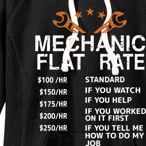 Mechanic Flat Rate Women's Fleece Hoodie