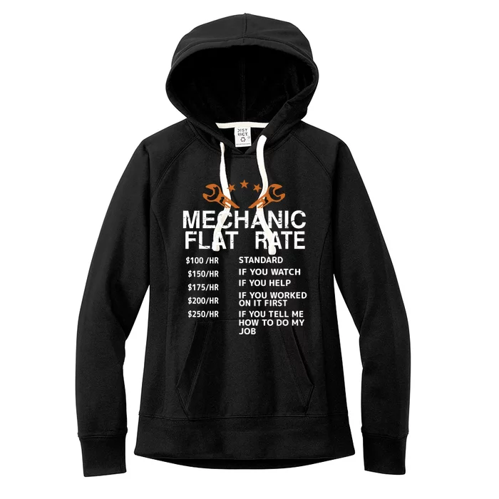 Mechanic Flat Rate Women's Fleece Hoodie