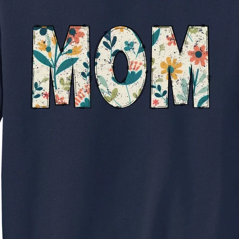 Mom Floral Retro Tall Sweatshirt