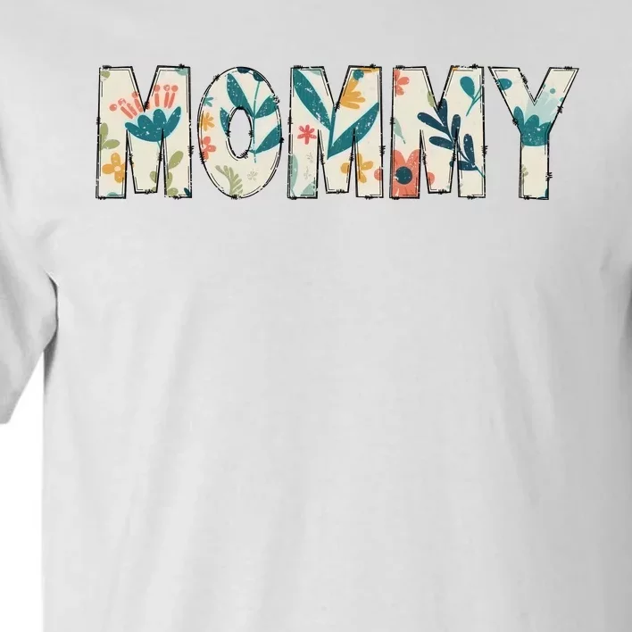 Mommy Floral Retro Tall T-Shirt