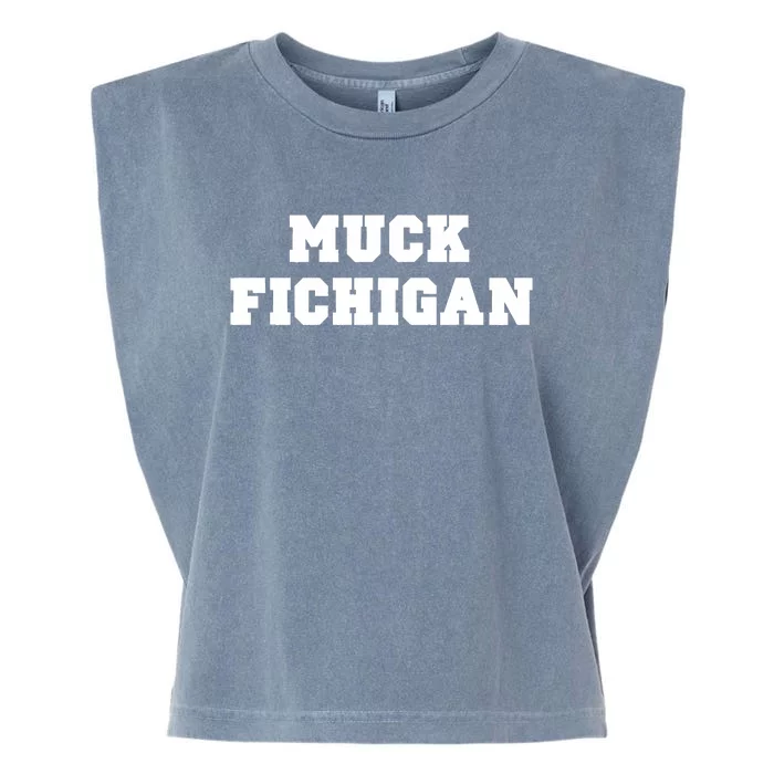 Muck Fichigan Rivalry Garment-Dyed Women's Muscle Tee