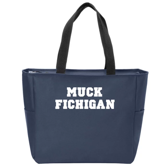 Muck Fichigan Rivalry Zip Tote Bag