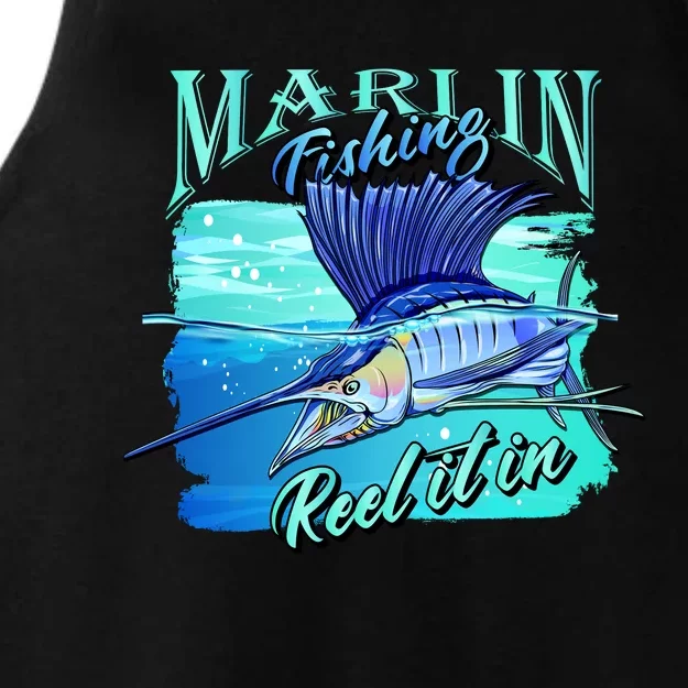 Marline Fishing Reel It In Ladies Tri-Blend Wicking Tank