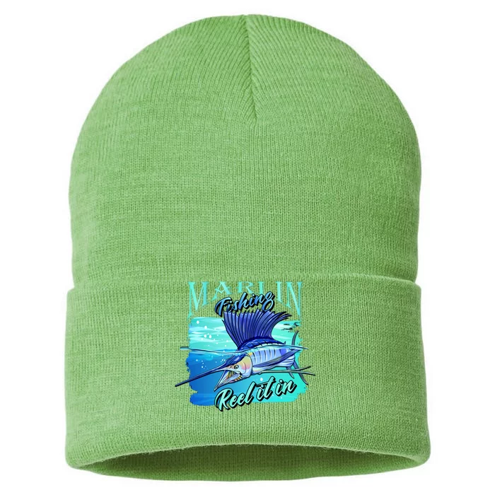 Marline Fishing Reel It In Sustainable Knit Beanie