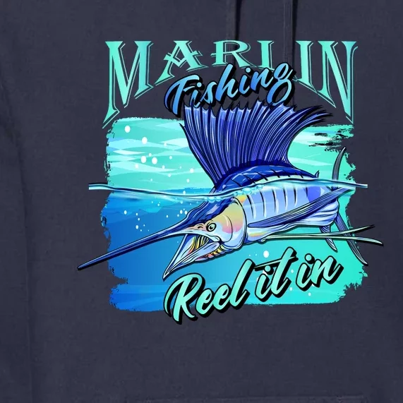 Marline Fishing Reel It In Premium Hoodie