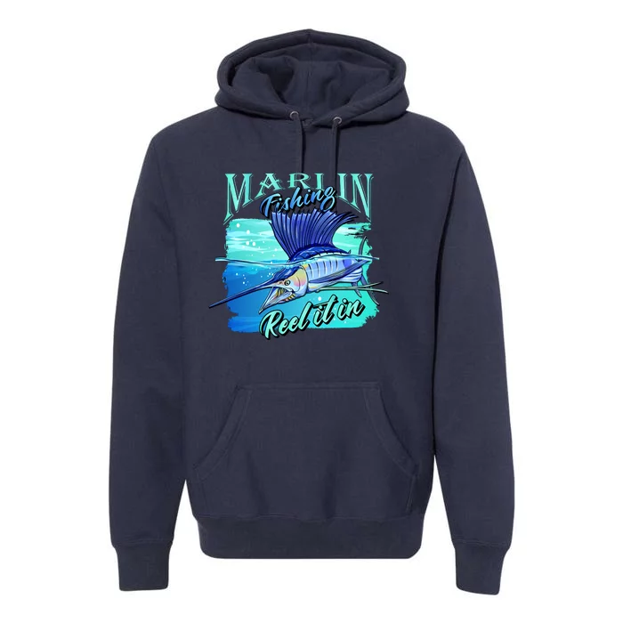 Marline Fishing Reel It In Premium Hoodie