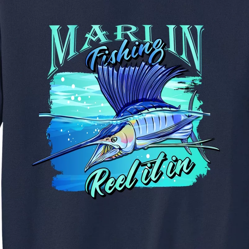 Marline Fishing Reel It In Tall Sweatshirt