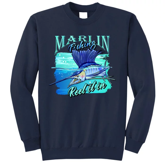 Marline Fishing Reel It In Tall Sweatshirt