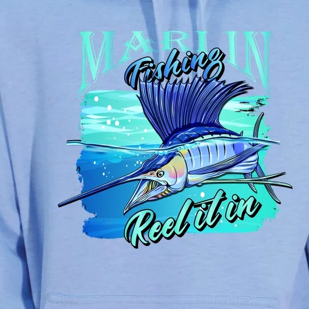 Marline Fishing Reel It In Unisex Surf Hoodie