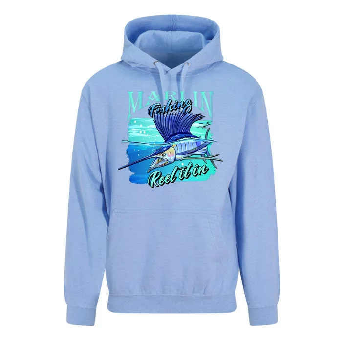 Marline Fishing Reel It In Unisex Surf Hoodie