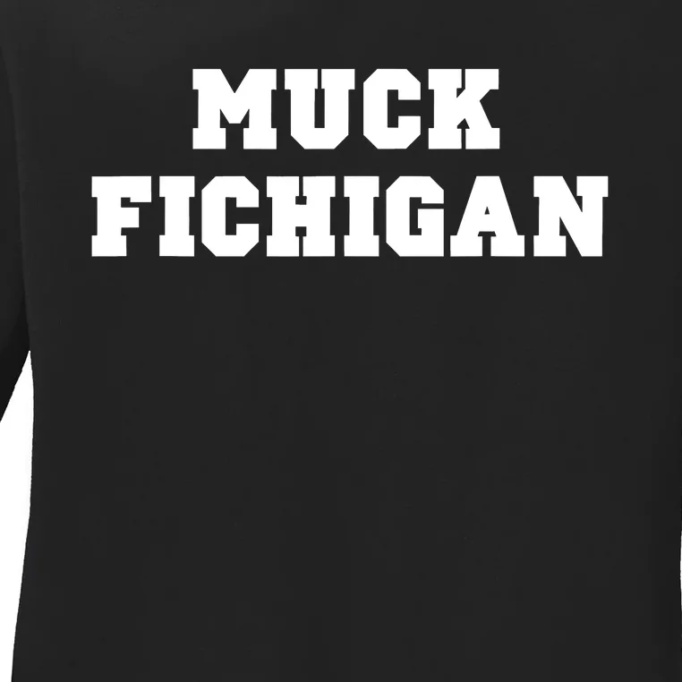 Muck Fichigan Rivalry Ladies Long Sleeve Shirt