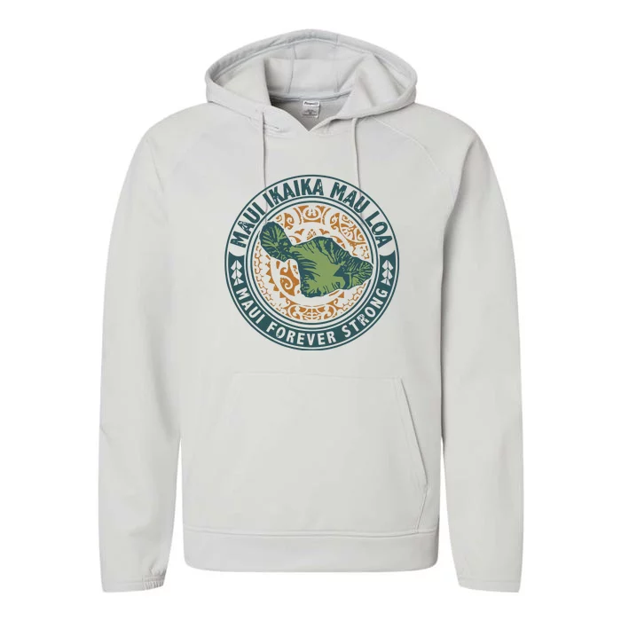 Maui Forever Strong Performance Fleece Hoodie