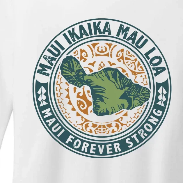 Maui Forever Strong Womens CVC Long Sleeve Shirt