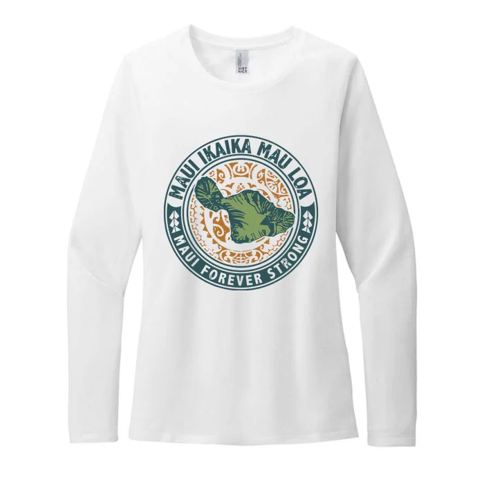 Maui Forever Strong Womens CVC Long Sleeve Shirt