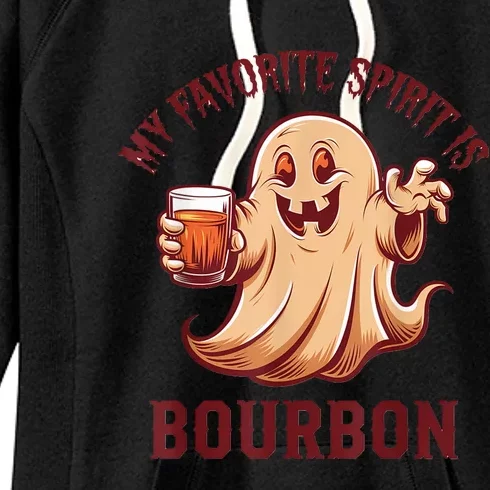 My Favorite Spirit Is Bourbon | Bourbon Lover Gifts Women's Fleece Hoodie